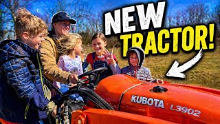 We Bought a NEW Tractor… Kubota L3902 First Look!