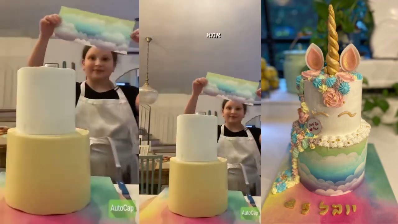 עוגת חד קרן מושלמת!!