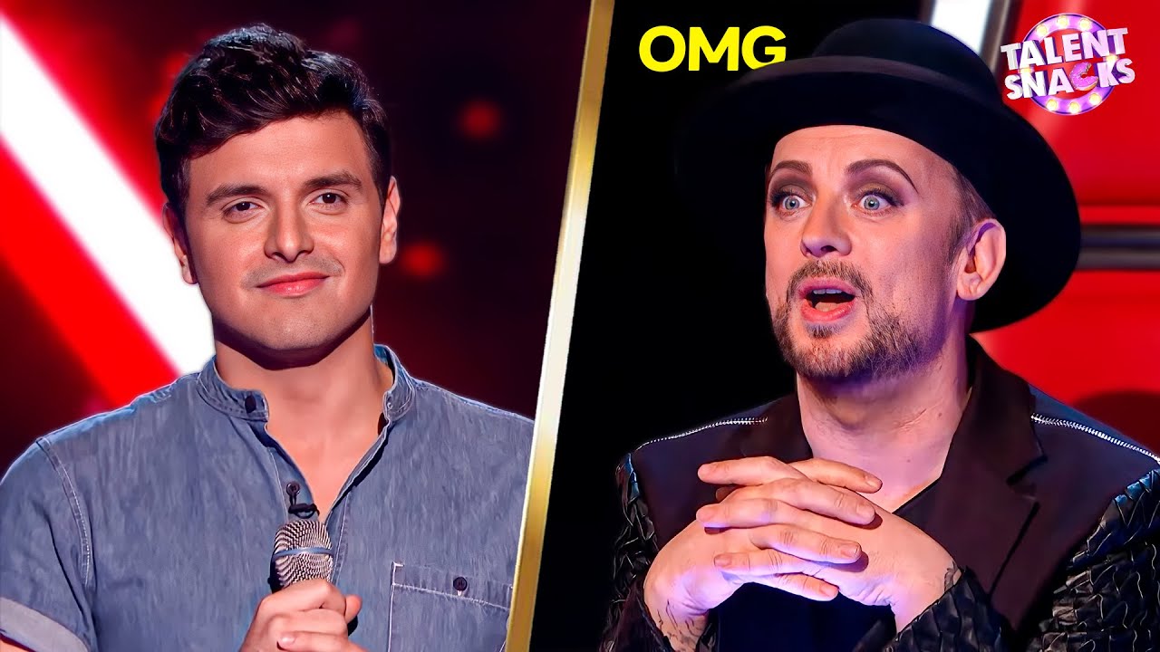 The Singer Who Dared To Sing Boy George's Song... TO Boy George! | The Voice UK