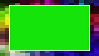 COLORFUL PICTURE FRAME GREEN SCREEN EFFECT 871