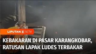 Kebakaran Besar di Pasar Tradisional Banjarnegara, Ratusan Lapak Pedagang Ludes | Liputan 6