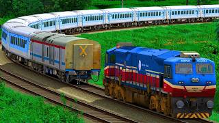 WDP4D SHUNT LHB EXPRESS TRAIN | BUMPY RAILROAD | Train Simulator | Railwork | NTG GAMING screenshot 1