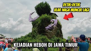 kejadian di jawa timur‼️detik² ular naga muncul lagi di makam