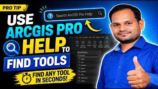 Use ArcGIS Pro Help to Find Tools 🔍 | Find Any Tool in Seconds (Pro Tip) I ArcGIS Pro Help Trick