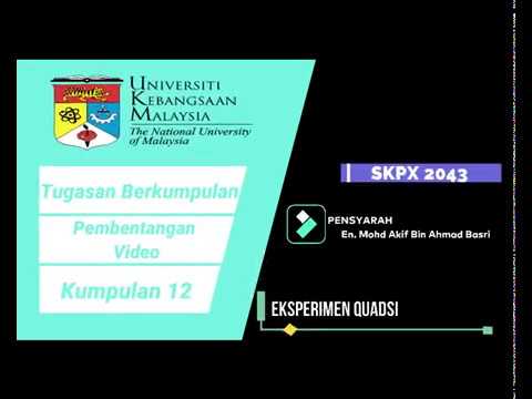 Kumpulan 12 - Eksperimen Kuasi