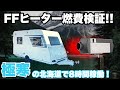 【FFヒーター】冬の車中泊の必需品! 極寒の北海道でキャンピングカー用FFヒーター燃費検証！【冬キャンプ 】