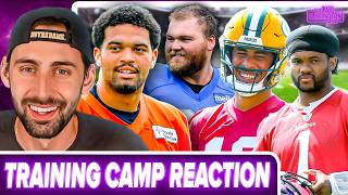 Training Camp Reaction: Vikings QB nightmare, Lions MAJOR injury, Packers & Bears BREAKOUT players