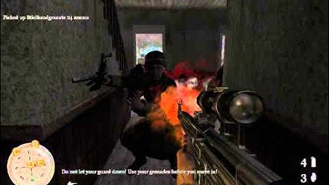 CoD2 B2F knifing spree ingame preview