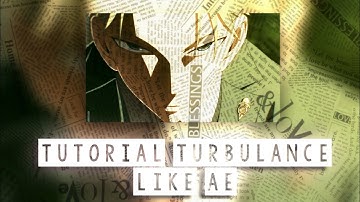 Quick Tutorial Turbulence Alight Motion Like AE🔥🔥