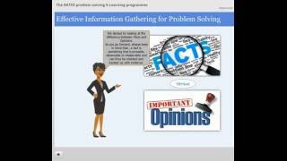 Demo RATIO Problem Solving e-Learning program