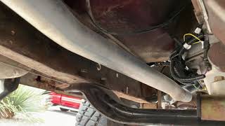 Chevy K10 4L80e and NP205 Swap behind a small block chevy