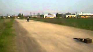 Simson S 51 Sprung über Schanze 4 / jump over ram No. 4