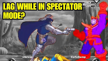 MVC2: Lag Switch Match? First time I saw a laggy match in Spectator Mode! (Stream Highlights#171)