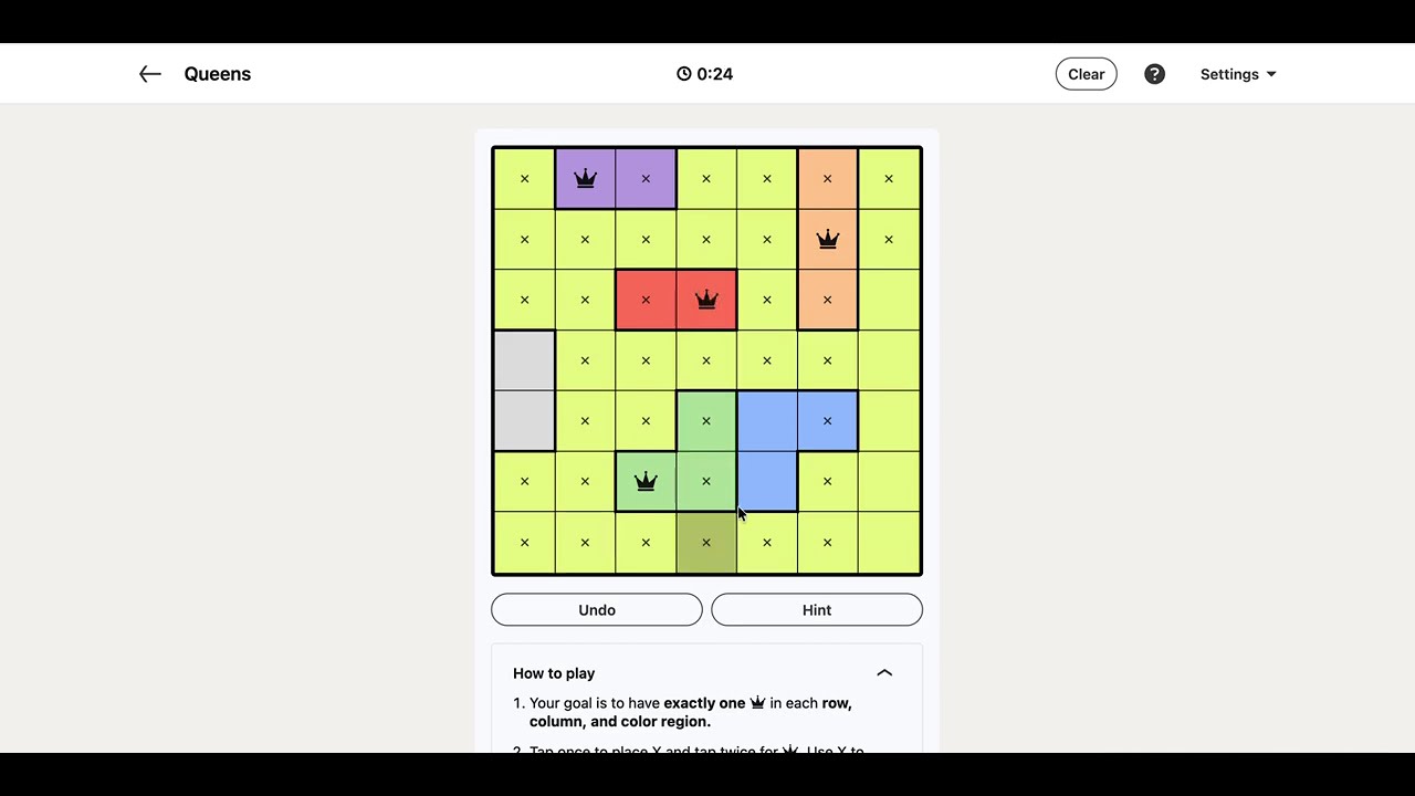 LinkedIn Queens Answer Today - Puzzle #636 | 26 January 2026