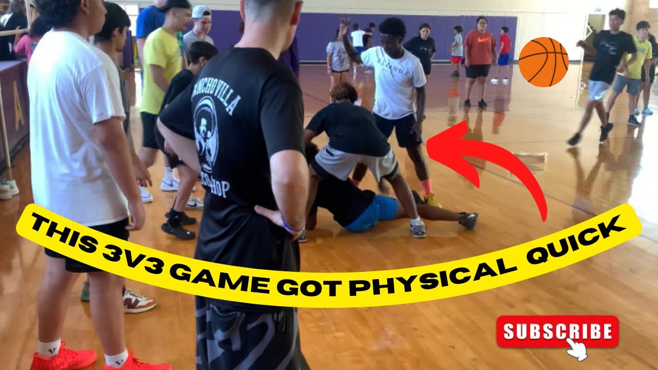 This 3V3 game got PHYSICAL real quick 😱