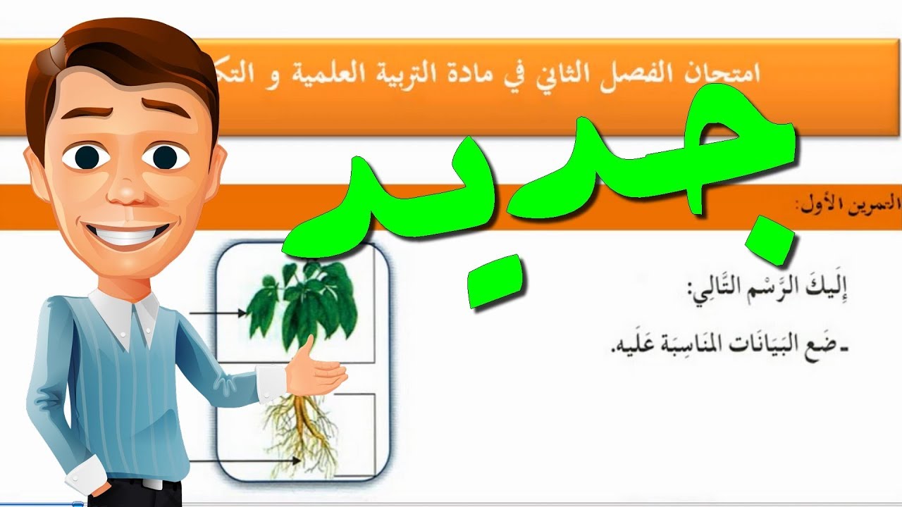 امتحان محلول في مادة التربية العلمية لتلاميذ السنة الثالثة ابتدائي 2018