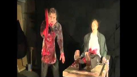 Fearscapestudios.com FBT410 BUTCHER TABLE Halloween Animatronic