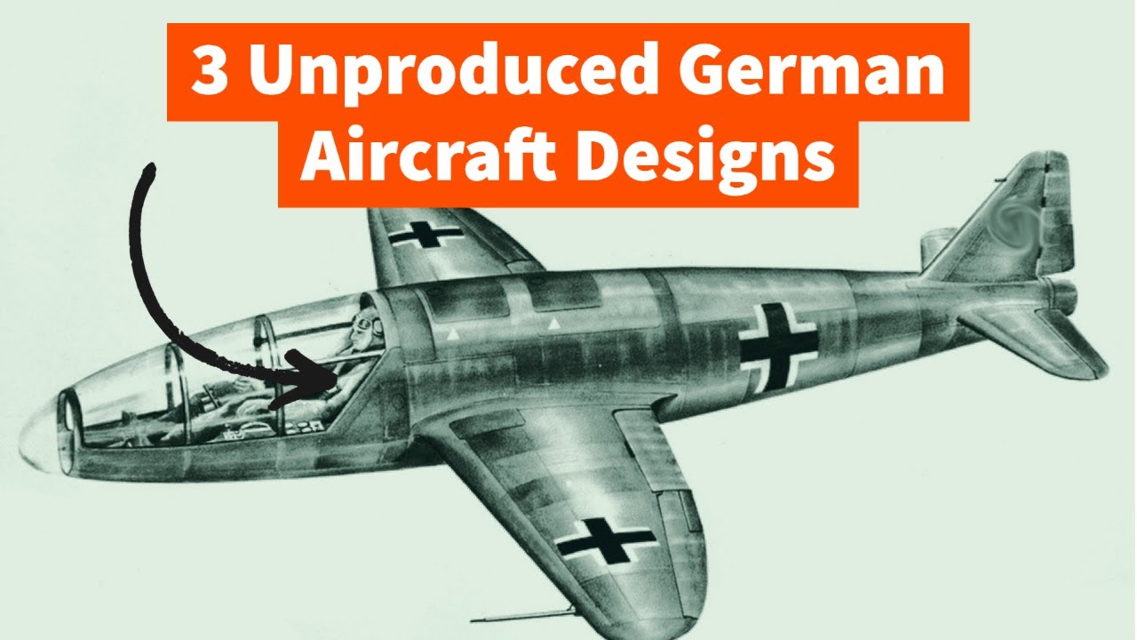 Messerschmitt Bf 109Z Zwilling / Messerschmitt Bf 109TL / Heinkel He 176 - Unproduced German Designs