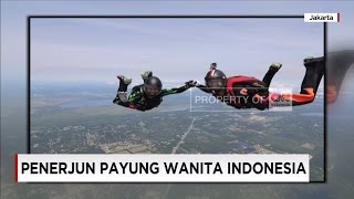 Mengenal Sosok Penerjun Payung Wanita Indonesia