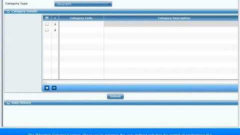 Maintain Category With Ramco ERP