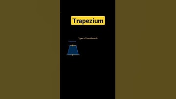 Trapezium | Quadrilaterals #youtubeshorts #math #geometry #physic