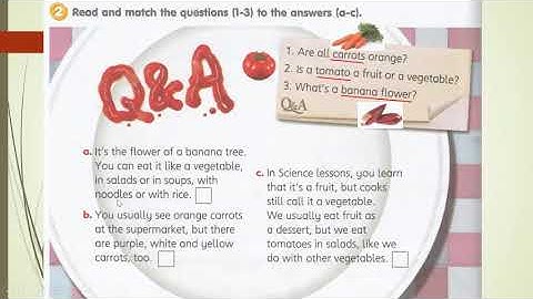 Year 4 Get Smart Plus 4 Module 5 Eating Right (Workbook page 44: Activity 2)