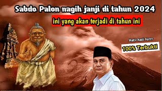 Sabdo Palon nagih janji di tahun 2024!!! Kisah tanah Jawa