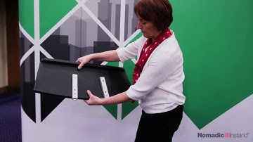 Nomadic Instand Classic Pop Up System with Display Shelf