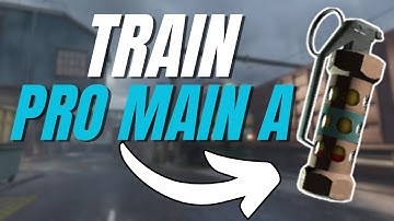 Pro T-Side A Main Flash on Train | CS2 Lineup Guide