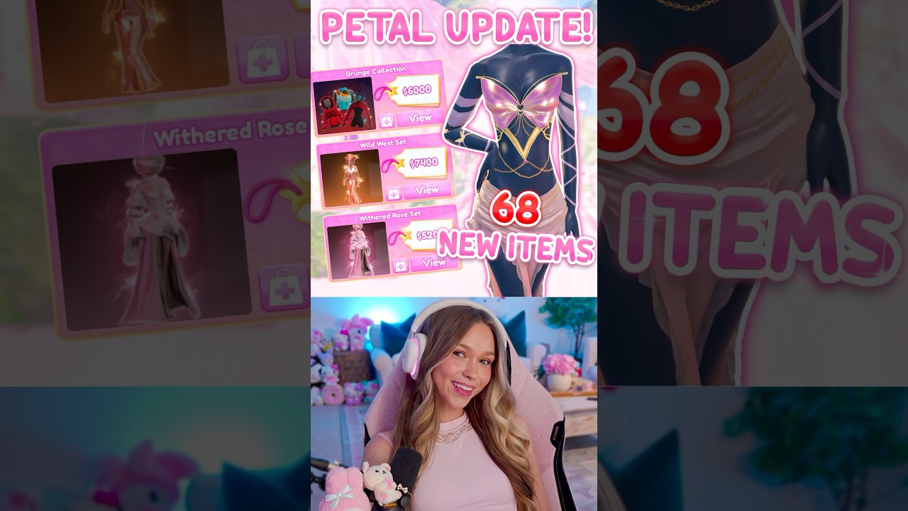 PETAL UPDATE OUT NOW NOW! So so much to go over! 💕🌸 #roblox #dresstoimpress