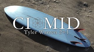 【最終値下げ】TYLER WARREN ミッドレングスシングルフィン6.8f