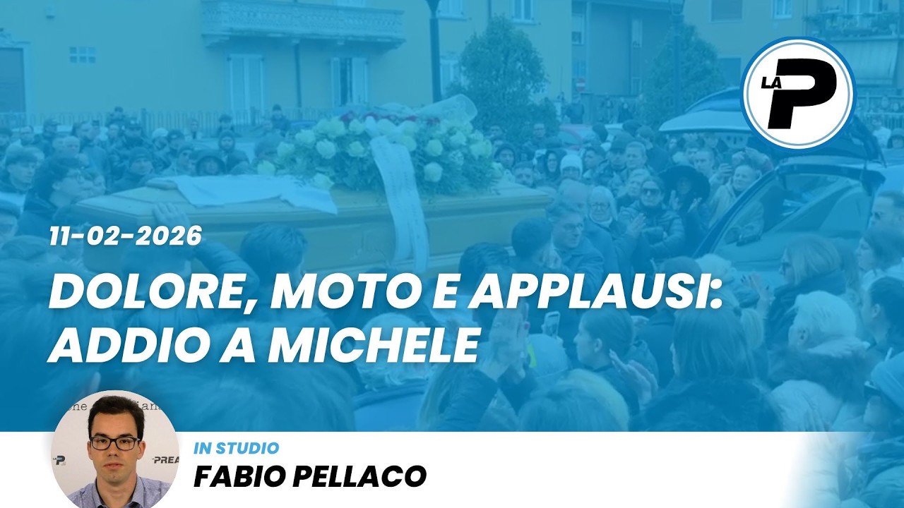TGPrealpina 11/02/2026 | Dolore, moto e applausi: addio a Michele