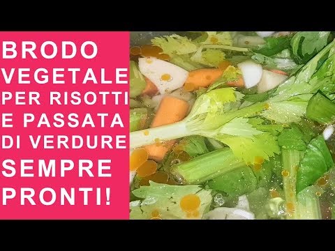 BRODO VEGETALE /SENZA DADO E SENZA GLUTAMMATO/ FATTO IN CASA | FoodVlogger