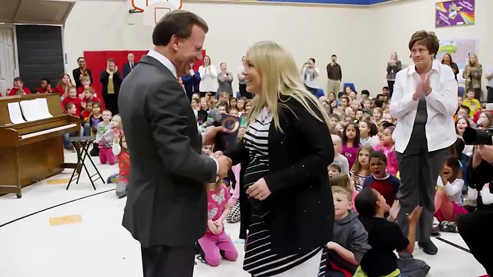 Lowell Milken Surprises KS Teacher Amy Stanislowski with $25,000 Award