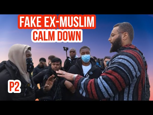 P2 - Fake Ex-Muslim challenges Mohammed Hijab | Speakers Corner | Hyde Park class=
