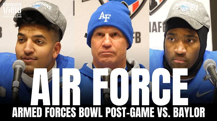 Troy Calhoun & Air Force Players React to Armed Fo...