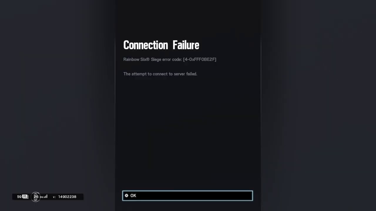 Connection failed rust