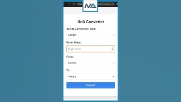 🔄 Build a Unit Converter in 60 Seconds! ⏱️ (HTML, CSS, JavaScript) #shorts