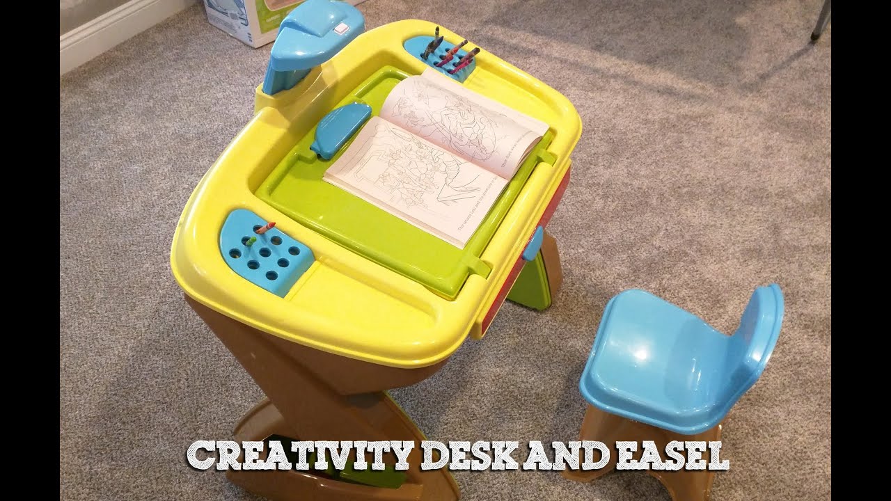 Toys R Us Creativity Desk And Easel Unboxing Assembling Youtube