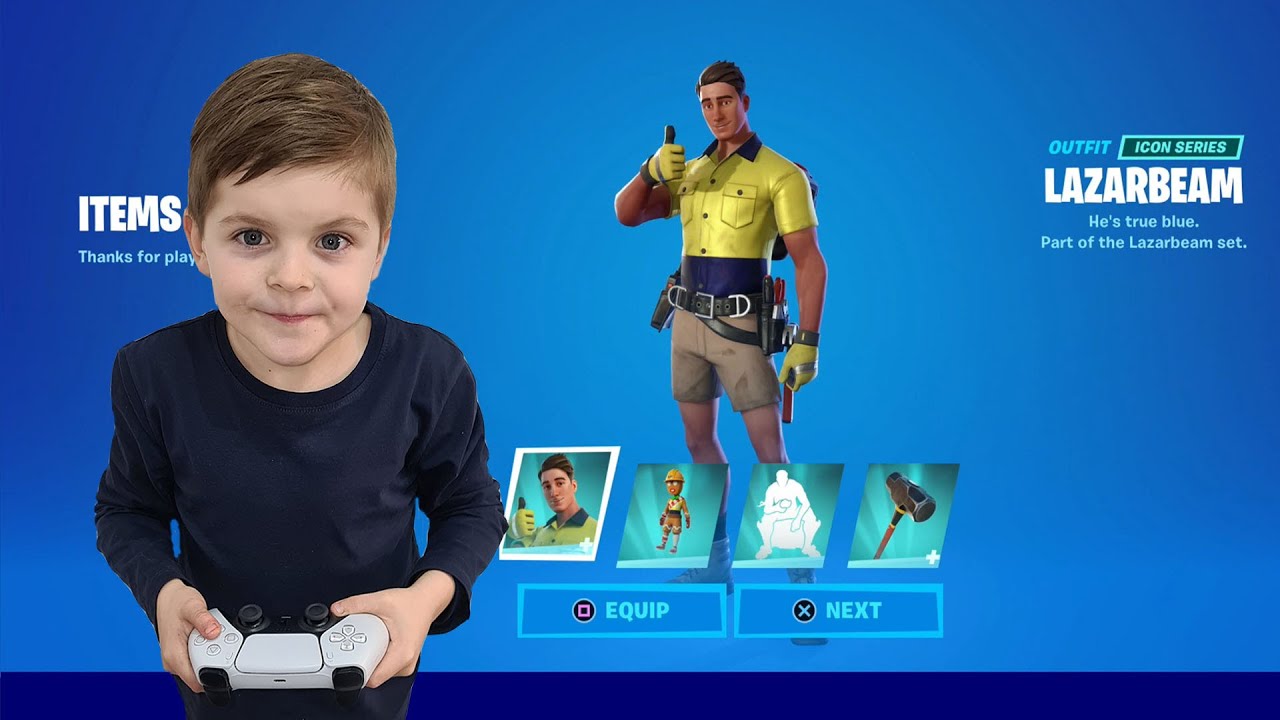 TRUMAnn Giving His 7 Year Old Kid LAZARBEAM Skin Bundle. Unlocking New