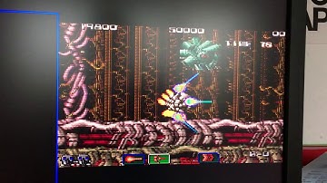 Testing X68000  game, Atomic Robo-Kid with MIDI sound