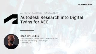 Autodesk Research into Digital Twins for AEC