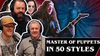 Master of Puppets in 50 Styles REACTION | OFFICE BLOKES REACT!!