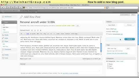 Tutorial: How to add a blog post to your website
