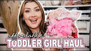HUGE TODDLER GIRLS HAUL + GIVEAWAY | BEST PLACES TO SHOP FOR BABY, TODDLERS, & KIDS