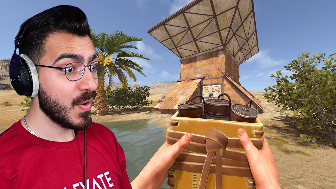 دخلت على بيت الجار الاخير وسرقته اخيييراً راست RUST 🔥😱