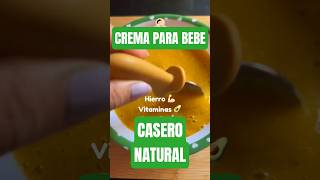 🥣 CREMA DE VERDURAS PARA BEBES #healthy #recetasbebe #fit #saludable #singrasa