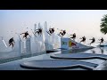 Towed by a drone brian grubbs wakebase jump off a dubai infinity pool