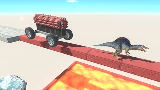 Run Fast and Escape from DYNAMITE CAR  Animal Revolt Battle Simulator