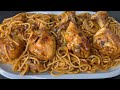 Spaghetti soumbala soumara poulet